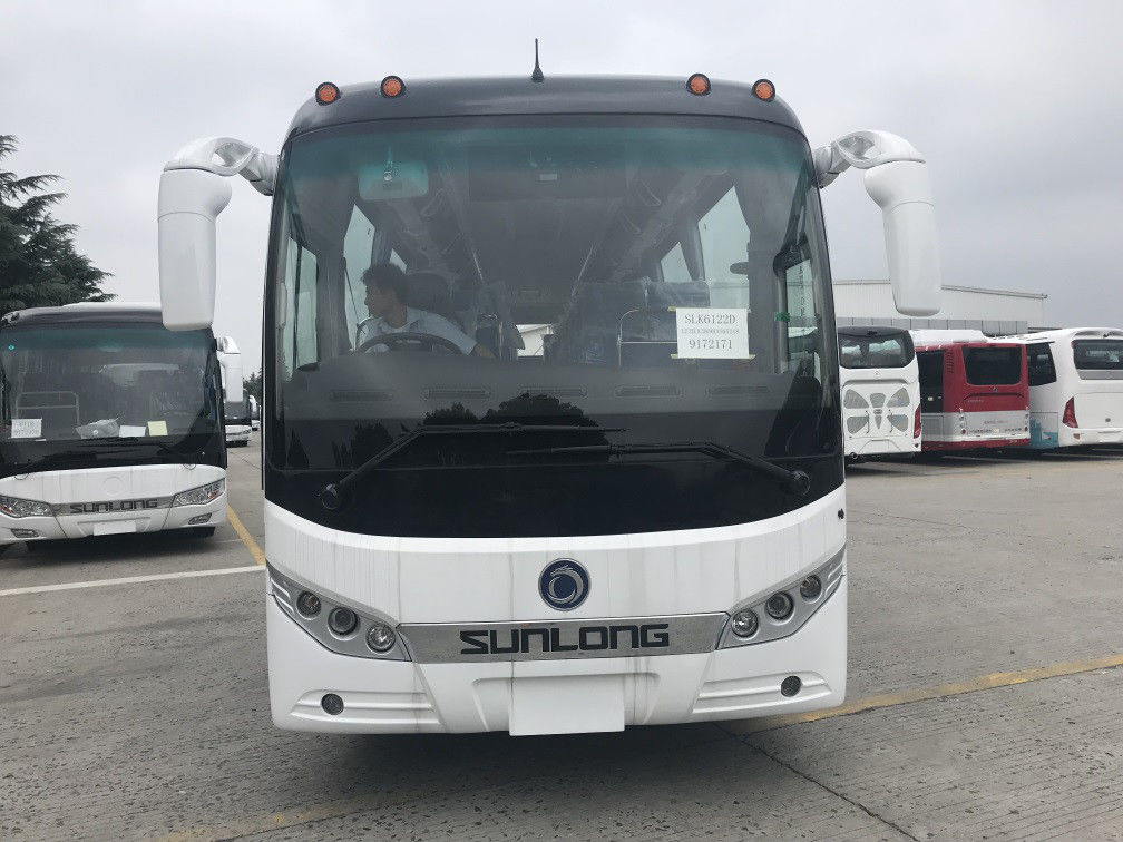 حافلة Shenlong Coach الجديدة SLK6122D 47 مقعدًا في اليد اليمنى حافلة جديدة مزودة بمحرك ديزل