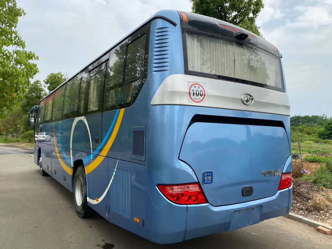 وصول جديد حاليًا مستعمل Higer KLQ6115 Coach Bus 51 مقعدًا محرك ديزل مستعمل نصف Yuchai تشغيل جيد