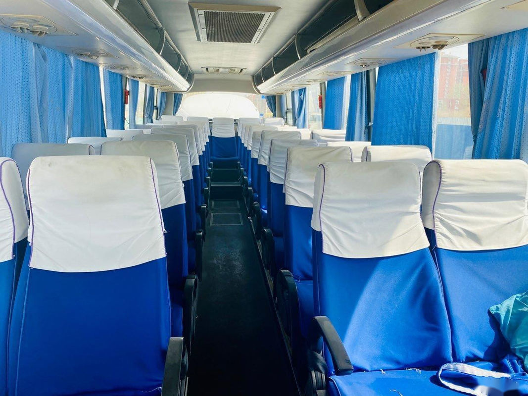 تستخدم Higer Bus KLQ6119 51 مقعدًا حافلة سياحية مستعملة محرك اليد اليسرى باب واحد مستعملة حافلة ركاب