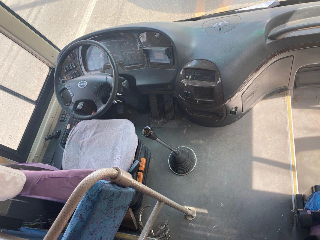 تستخدم Higer Bus KLQ6119 51 مقعدًا حافلة سياحية مستعملة محرك اليد اليسرى باب واحد مستعملة حافلة ركاب