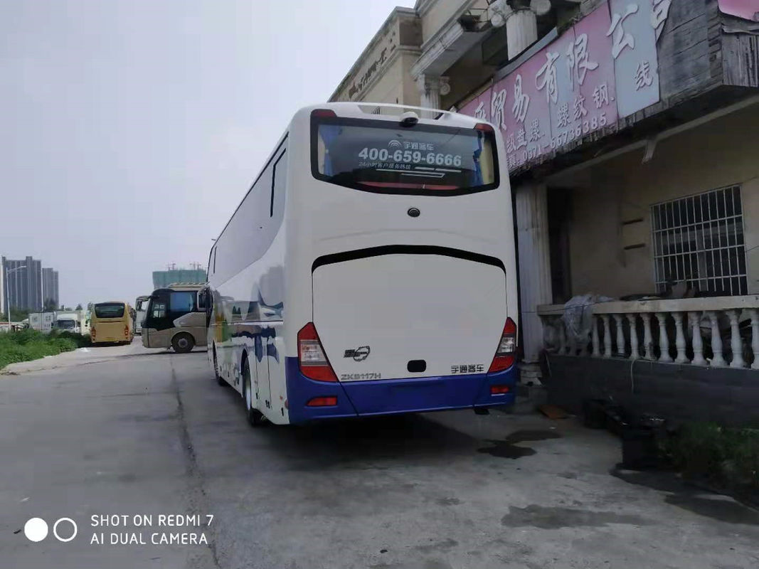 53 مقعدًا مستعملة Yutong ZK6117 حافلة حافلة مستعملة 2012 سنة محرك ديزل بدون حوادث