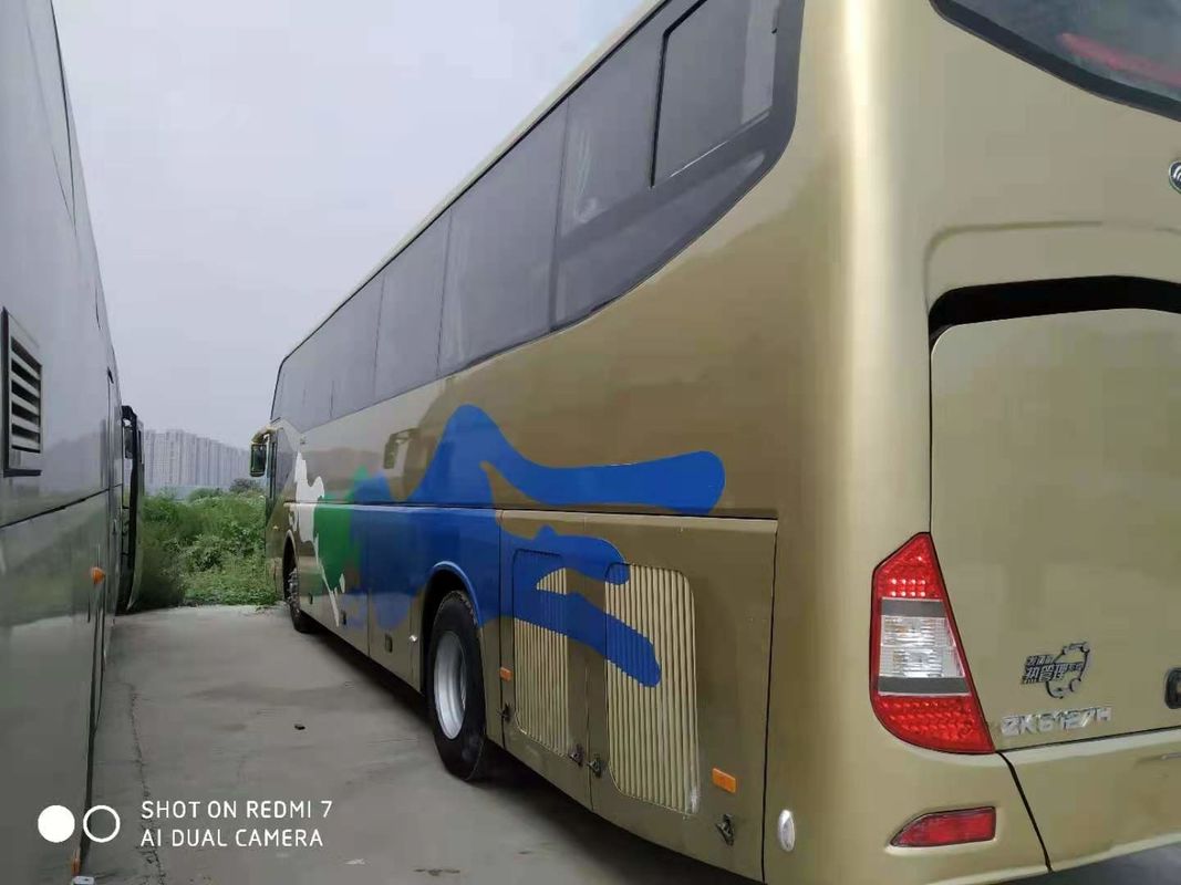 55 مقعدًا تستخدم Yutong ZK6127 Bus حافلة حافلة مستعملة عام 2012 محرك ديزل في حالة جيدة