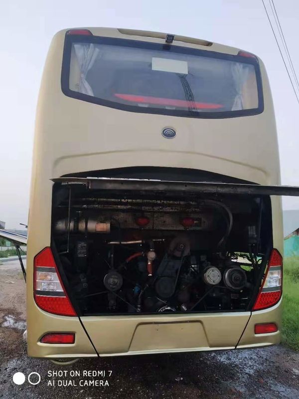 55 مقعدًا تستخدم Yutong ZK6127 Bus حافلة حافلة مستعملة عام 2012 محرك ديزل في حالة جيدة