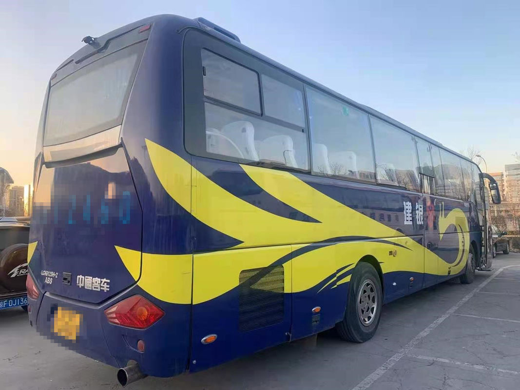 2012 سنة 53 مقاعد مستعملة ZHONGTONG Coach Bus LCK6125H مع مكيف هواء للسياحة