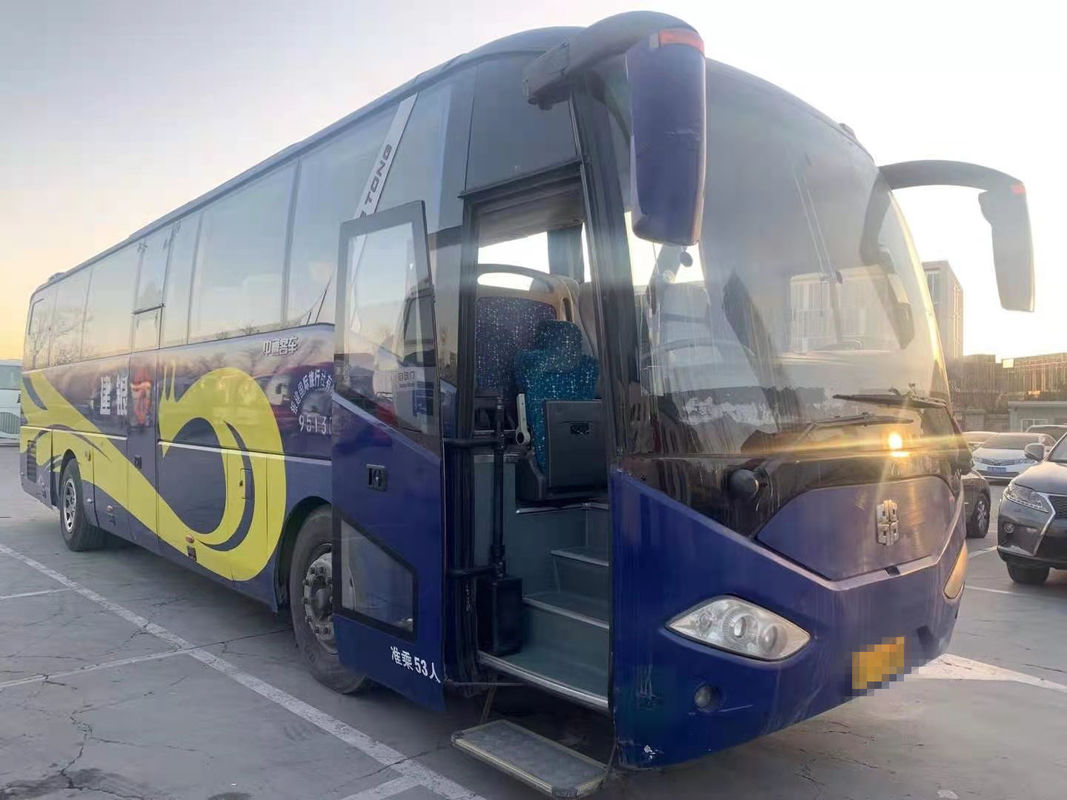 2012 سنة 53 مقاعد مستعملة ZHONGTONG Coach Bus LCK6125H مع مكيف هواء للسياحة