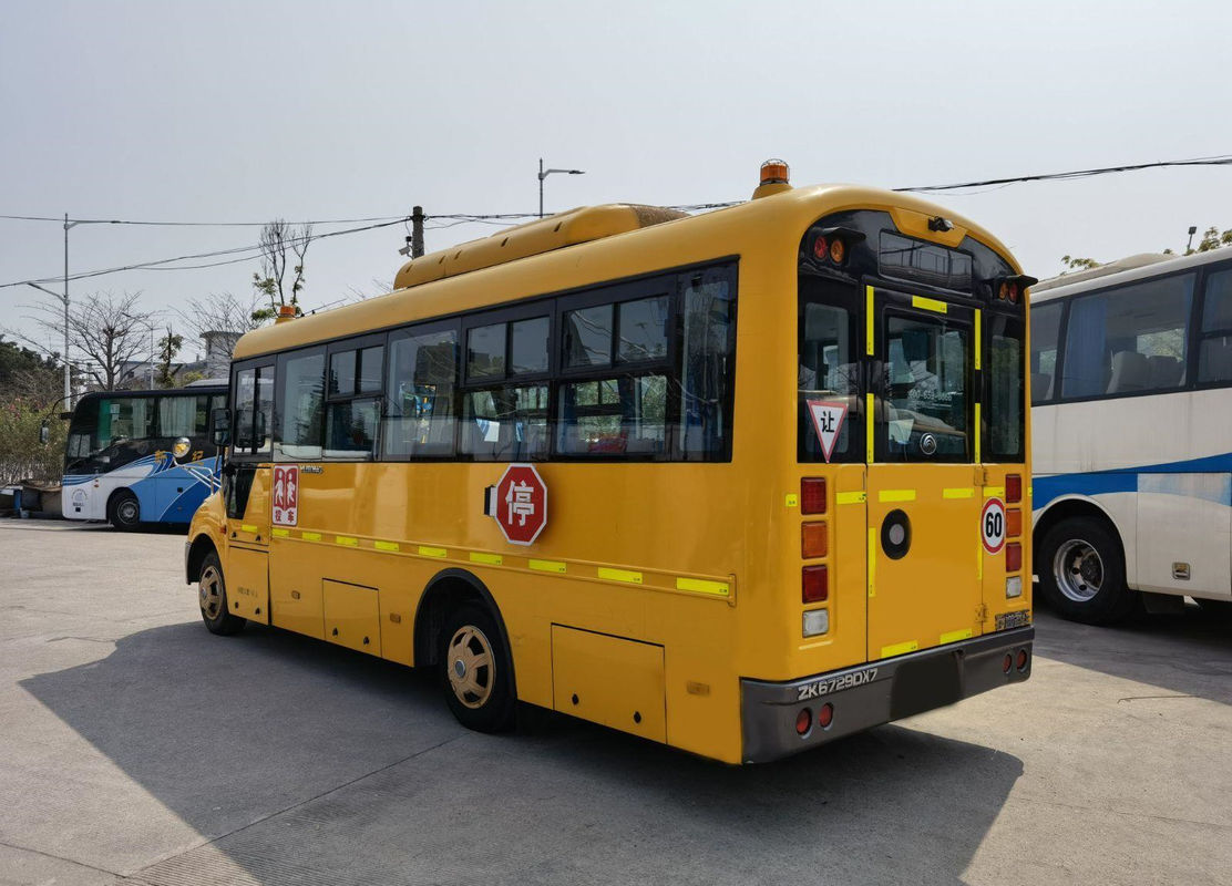 41 مقعدًا 2014 سنة مستعملة حافلات Yutong ZK6729D محرك ديزل حافلة مدرسية مستعملة سائق LHD بدون حوادث