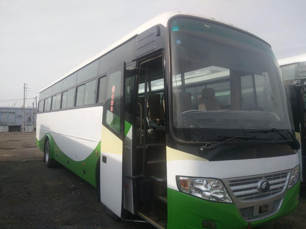 55 مقعدًا 2013 سنة مستعملة Yutong Bus ZK6112D محرك ديزل LHD Driver Steering No حادث
