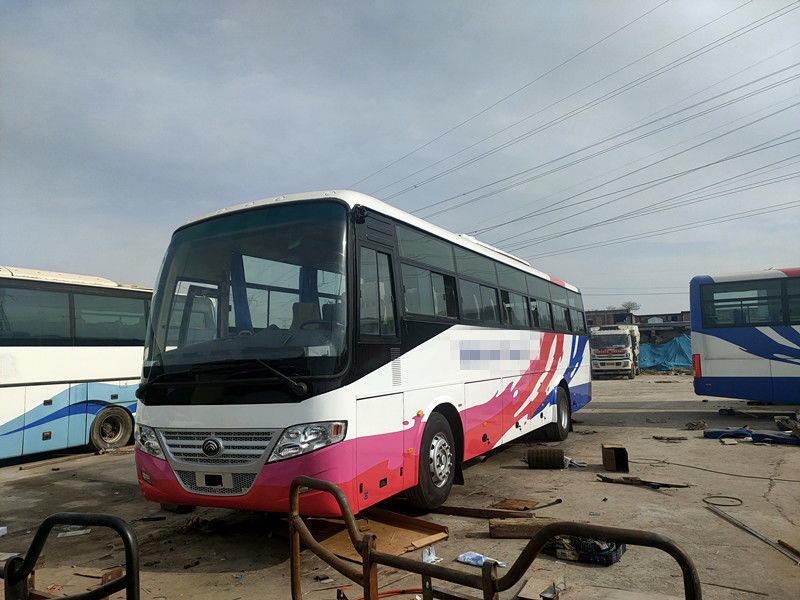 57 مقعدًا 2014 سنة مستعملة محرك ديزل Yutong Bus ZK6112D LHD Driver لا حادث