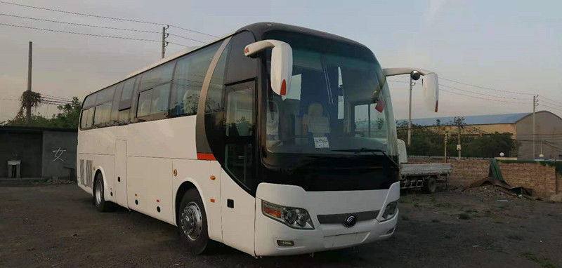 47 مقعدًا تستخدم Yutong ZK6110 Bus حافلة سياحية مستعملة 2012 سنة 100 كم / ساعة توجيه محركات ديزل LHD