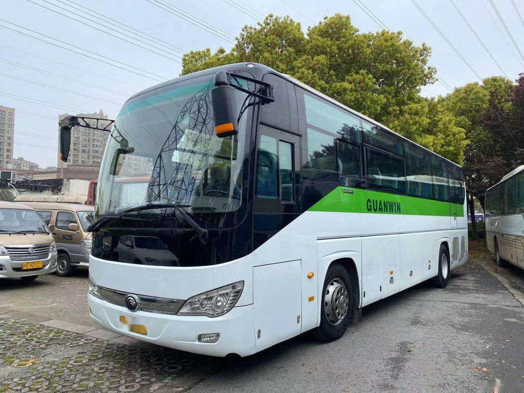 ZK6119 Yutong Bus Rear Engine Euro V 51 مقعد وسادة هوائية هيكل حافلة سياحية مستعملة