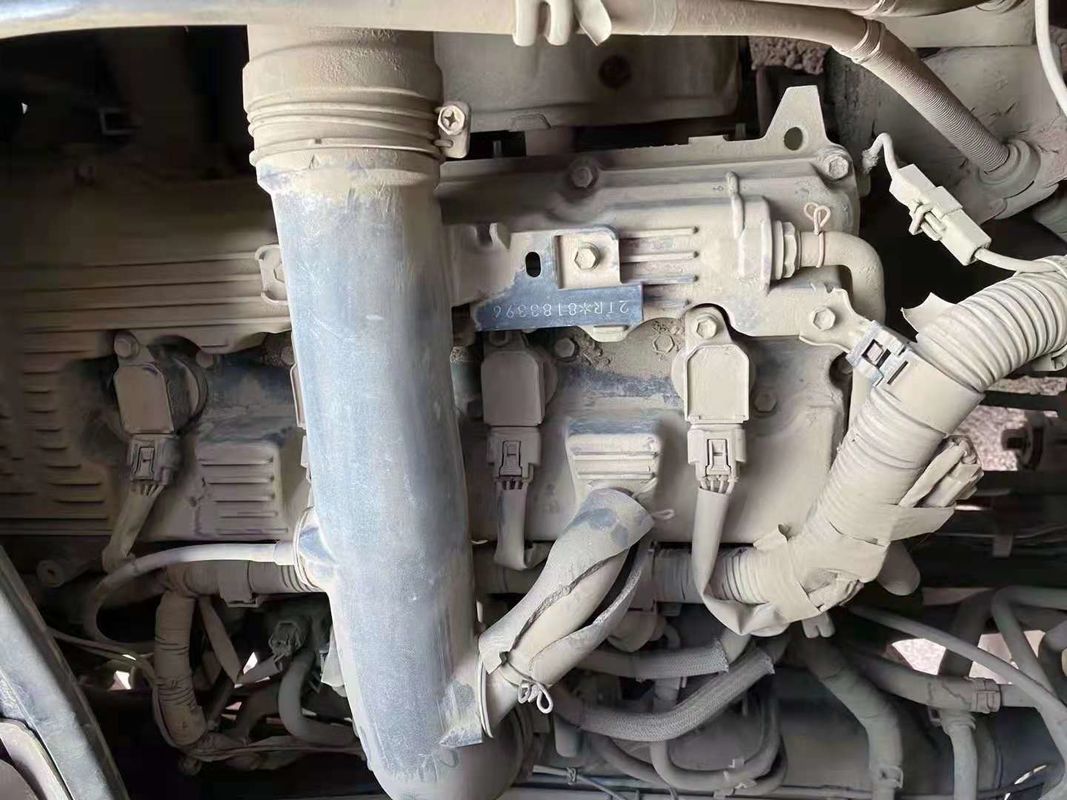 تستخدم Coaster Bus 2TR Engine 20 مقاعد حافلة صغيرة Toyota Coaster محرك اليد اليسرى باب أوتوماتيكي بالكامل