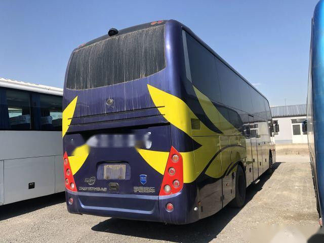 تستخدم Yutong Bus ZK6127 Double Glass 50 Seats Rear Engine Left Steering Double Doors