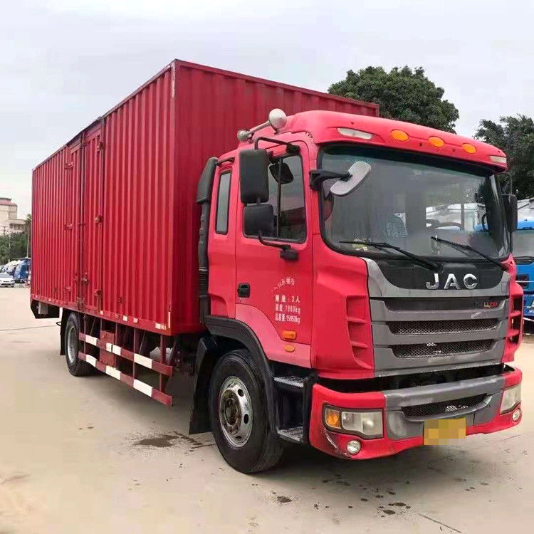 مستعملة 5Ton 10Ton JAC Brand مستعمل 4x2 LHD Cargo Van Truck مستعمل 2016 سنة