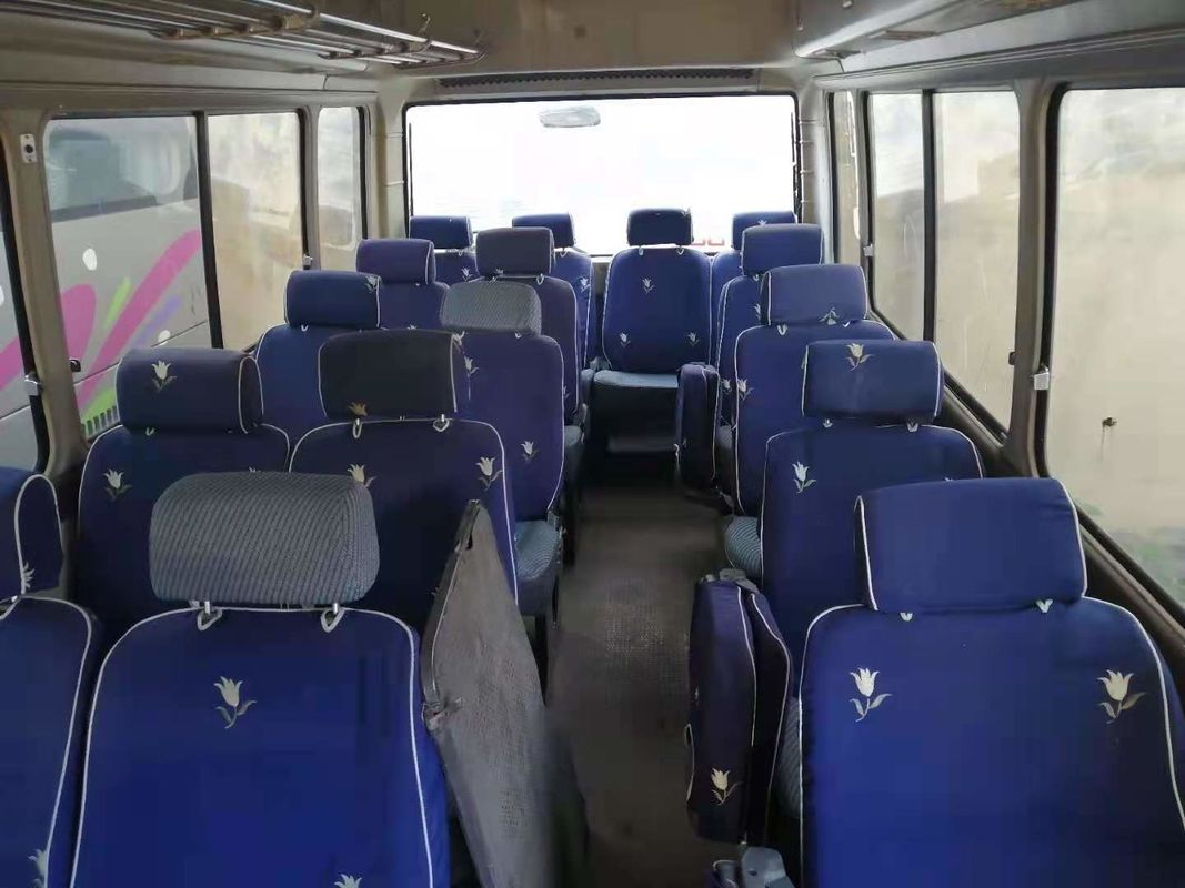 المقود الأيمن مستعملة كوستر باص ماركة تويوتا 23 / 29seats Low Kilometer 1hz Engine