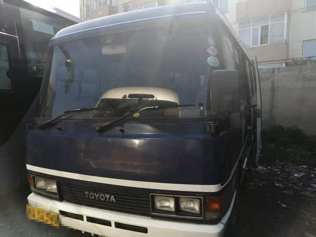 المقود الأيمن مستعملة كوستر باص ماركة تويوتا 23 / 29seats Low Kilometer 1hz Engine