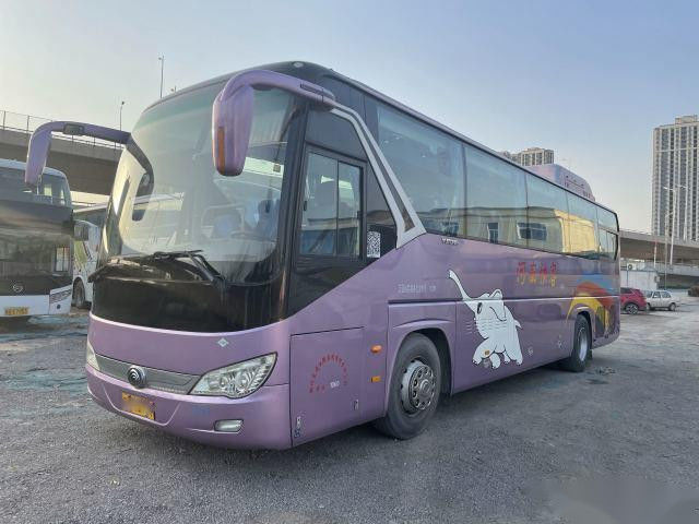 تستخدم Yutong Bus ZK6119 CNG WP.270 محرك وسادة هوائية هيكل أبواب مزدوجة 47 مقعدًا مثبط