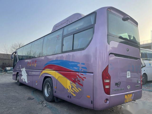 تستخدم Yutong Bus ZK6119 CNG WP.270 محرك وسادة هوائية هيكل أبواب مزدوجة 47 مقعدًا مثبط