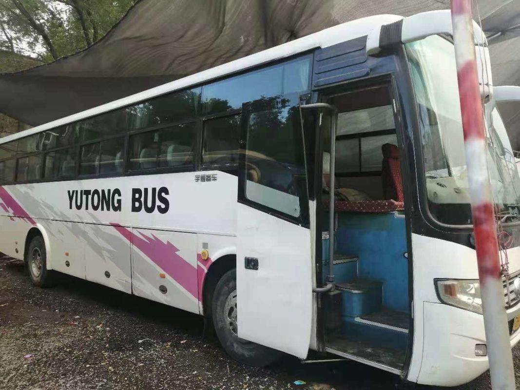 54 مقعدًا 2010 سنة مستعملة Yutong Bus ZK6112D محرك ديزل أمامي LHD Driver بدون حوادث