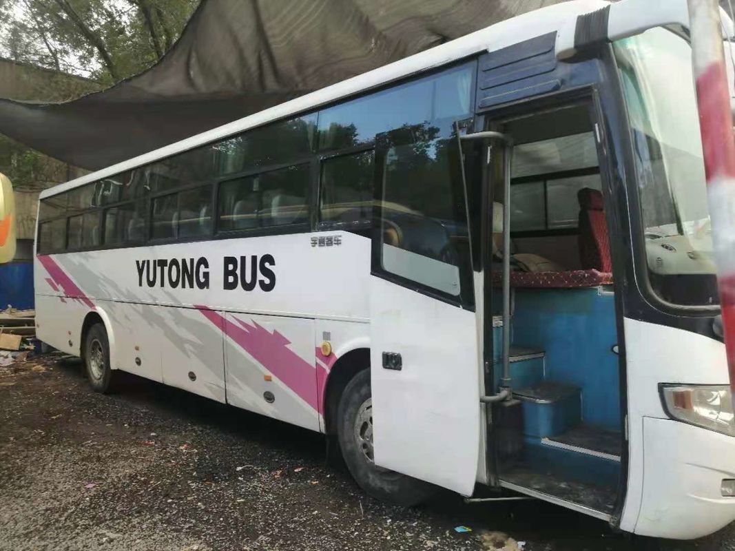 54 مقعدًا 2010 سنة مستعملة Yutong Bus ZK6112D محرك ديزل أمامي LHD Driver بدون حوادث