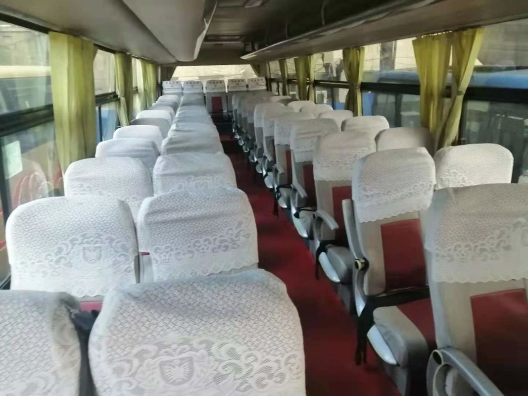54 مقعدًا 2010 سنة مستعملة Yutong Bus ZK6112D محرك ديزل أمامي LHD Driver بدون حوادث