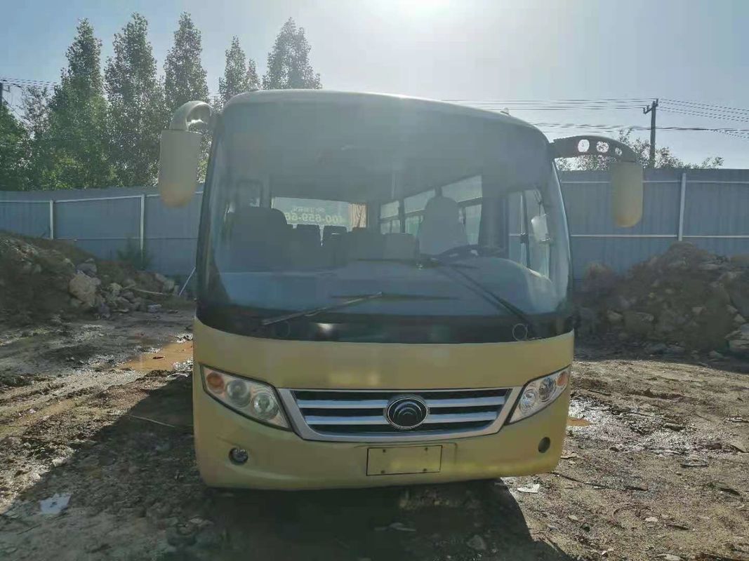 2010 سنة 19 مقاعد مستعملة Yutong Bus Model ZK6608 Left Hand Drive Model ZK6608 No Accident 2 Axle