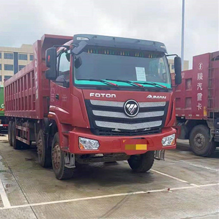 375HP الصين 6X4 8X4 FOTON AUMAN شاحنة قلابة مستعملة 50 طن سعر LHD RHD