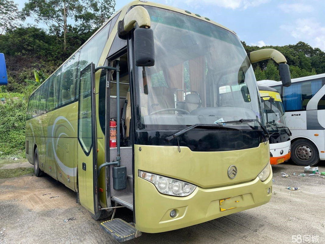 Golden Dragon Used Coach Bus 47 مقعدًا هينو J08E المحرك الصلب الشاسيه Euro III Single Doors