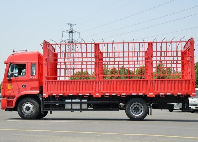 JAC Geerfa A5L Median Brown 220 حصان 4X2 6.8M شاحنة قلابة لبوابة المستودعات