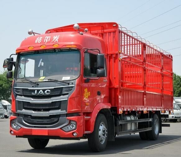 JAC Geerfa A5L Median Brown 220 حصان 4X2 6.8M شاحنة قلابة لبوابة المستودعات
