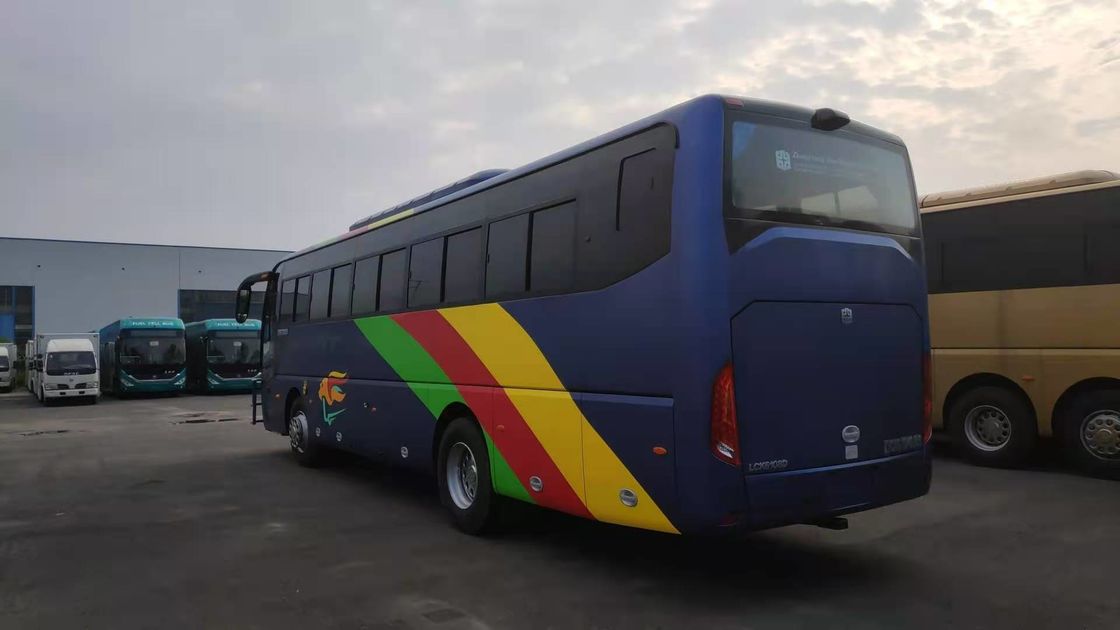 Zhongtong LCK6108D New Bus 47 مقعدًا 10 متر طول حالة جيدة أمامي Eengine Bus 6 سلندر في الخط