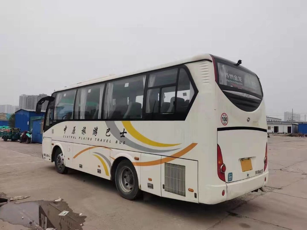 2013 سنة 35 مقعدًا تستخدم حافلة KLQ6808 حافلة سياحية مع محركات ديزل توجيه LHD
