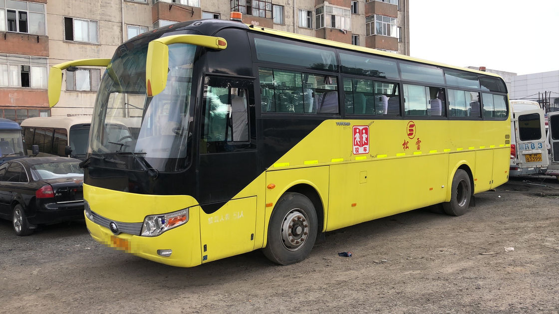 51 مقعدًا مستعمل Yutong ZK6107 Bus Used Coach Bus 2012 Year 100km / H Steering LHD NO حادث