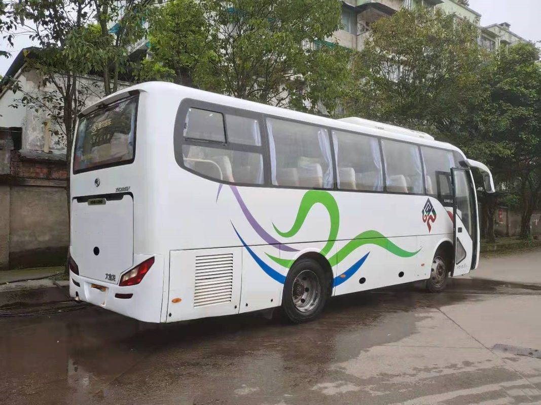 تستخدم Kinglong Bus XMQ6859 35Seats Steel Cha هيكل حافلة سياحية باب واحد خلفي محرك Euro III