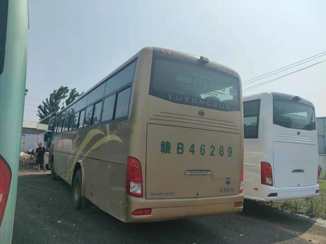 وصول جديد 54 مقعدًا 2012 سنة مستعملة Yutong Bus ZK6112D محرك أمامي للسائق LHD بدون حوادث