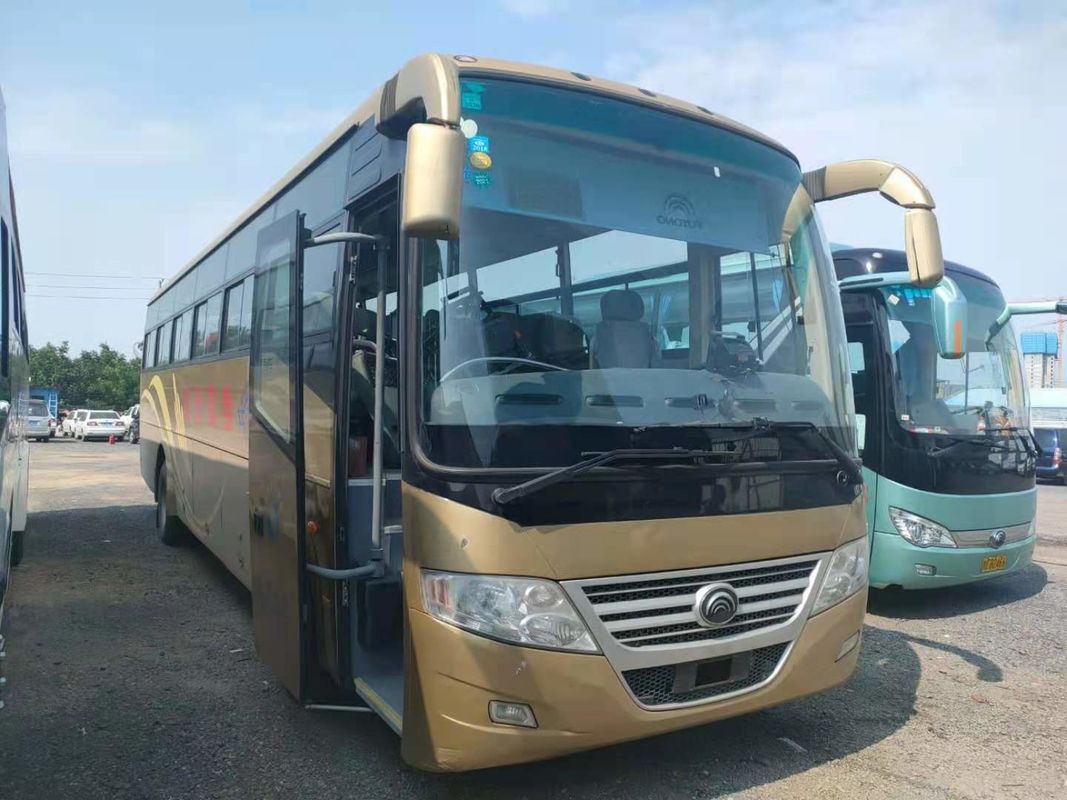 وصول جديد 54 مقعدًا 2012 سنة مستعملة Yutong Bus ZK6112D محرك أمامي للسائق LHD بدون حوادث