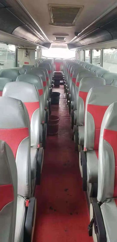 65 مقعدًا 2010 سنة مستعملة محرك ديزل Yutong Bus ZK6147D ثنائي المحور LHD