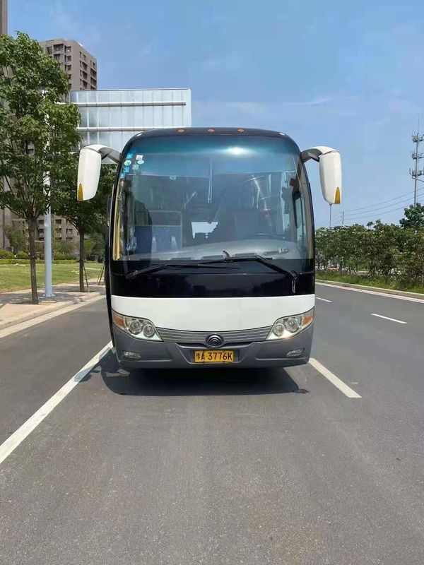 47 مقعدًا تستخدم Yutong ZK6107 Bus Used Coach Bus 2009 Year 100km / H Steering LHD NO Accident