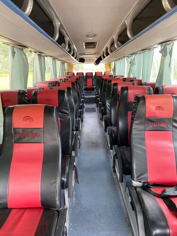 47 مقعدًا تستخدم Yutong ZK6107 Bus Used Coach Bus 2009 Year 100km / H Steering LHD NO Accident