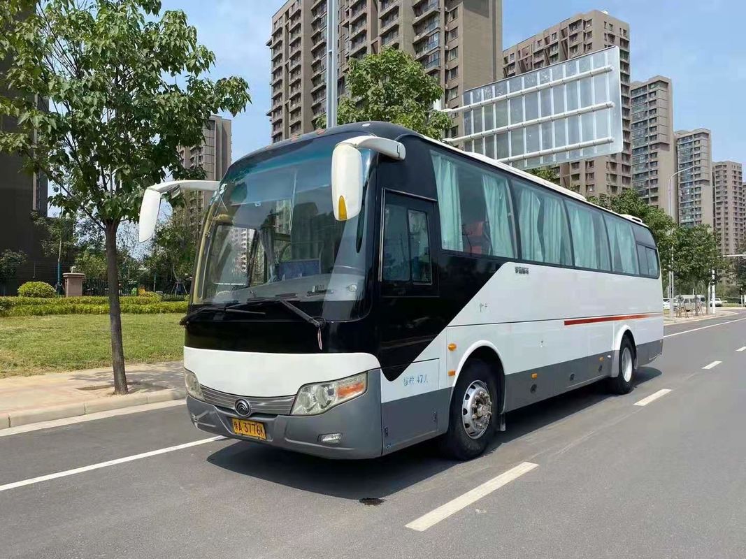 47 مقعدًا تستخدم Yutong ZK6107 Bus Used Coach Bus 2009 Year 100km / H Steering LHD NO Accident