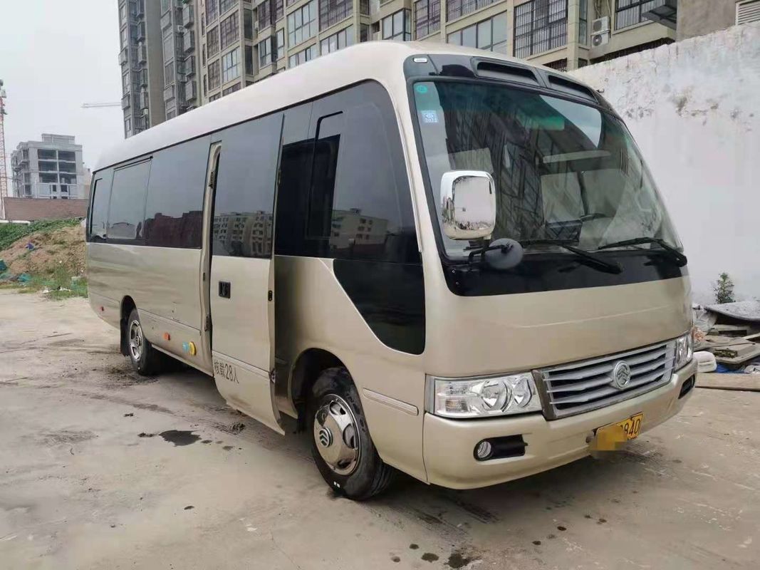 2019 Year 28 Seats XML6729J15 مستعملة حافلة Golden Dragon Coaster ، حافلة صغيرة مستعملة مع محرك هينو للأعمال