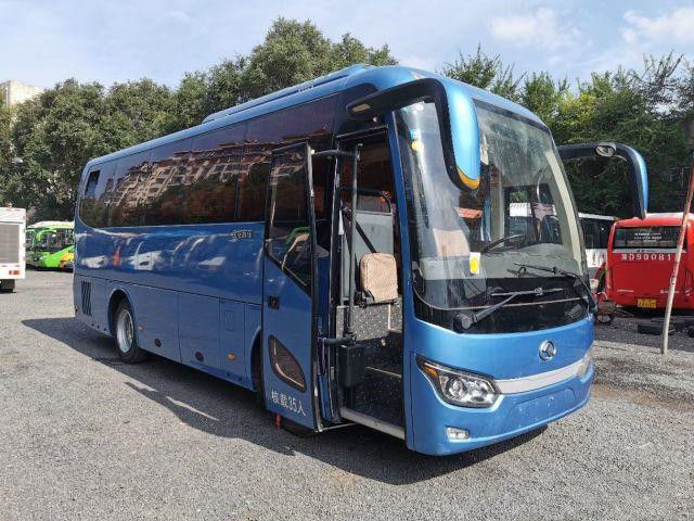حافلات تويوتا هايجر مستعملة للفلبين هايس محرك اليد اليمنى سيارة صغيرة Kinglong حافلة حافلة XMQ6802 35 مقاعد