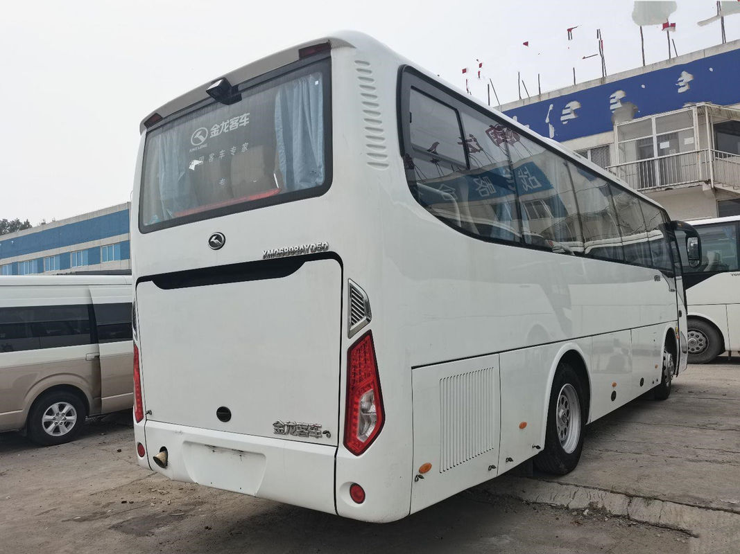 Kinglong الحافلات المستعملة XMQ6908 39 مقعدًا حقيبة مدرسية / كيس هواء للحافلة المستعملة
