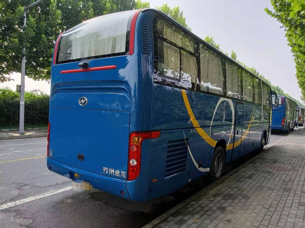 مستعملة Higer Bus Coach Airbag الشاسيه للمدرب السياحي Dingle Door مع AC / TV 51seats