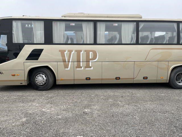 2018 سنة 54 مقعدًا محرك ديزل خلفي يستخدم Higer Bus KLQ6129TA حافلة سياحية مستعملة بدون حوادث