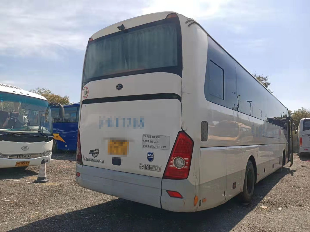 55 مقعدًا 2012 سنة مستعملة Yutong Bus ZK6122HQ حافلة سياحية مستعملة مع مكيف هواء