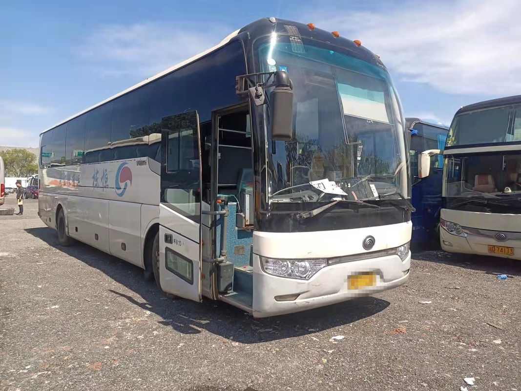 55 مقعدًا 2012 سنة مستعملة Yutong Bus ZK6122HQ حافلة سياحية مستعملة مع مكيف هواء