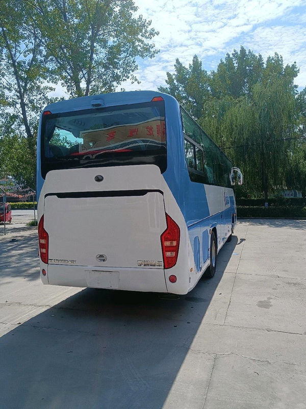 2015 سنة 51 مقعدًا أبواب مزدوجة Zk6119 تستخدم حافلات Yutong مع مقعد جديد بطول 40000 كيلومتر