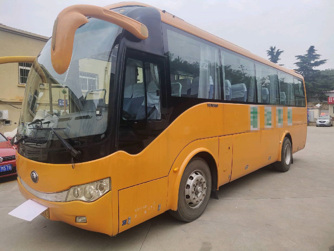 2011 سنة 43 مقاعد LHD التوجيه مستعملة حافلة Yutong ZK6107 حافلة مستعملة 100 كم / ساعة