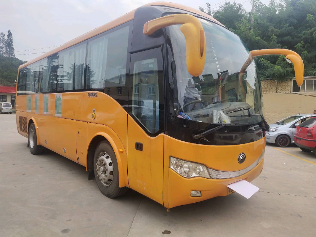 2011 سنة 43 مقاعد LHD التوجيه مستعملة حافلة Yutong ZK6107 حافلة مستعملة 100 كم / ساعة