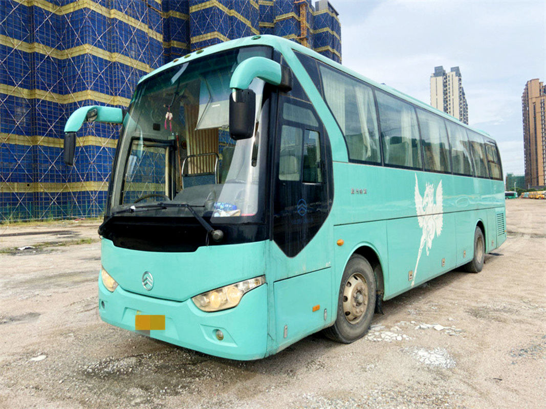 مستعمل Golden Dragon Bus XML6113 حافلة لمشاهدة معالم المدينة 49 مقعدًا محرك خلفي لحافلة المدينة